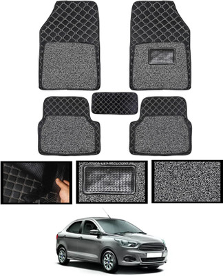 MSNP Leatherite 7D Mat For  Ford Aspire(Black)