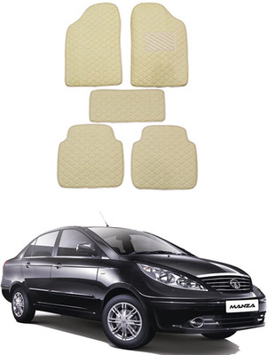 MATIES Leatherite Standard Mat For  Manza(Beige)