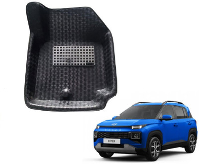ROSHNEER ENTERPRISES PVC Tray Mat For  Hyundai Exter(Black)