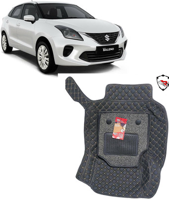 TOFIT ENTERPRISE Leatherite 7D Mat For  Maruti Baleno(Black, Silver)