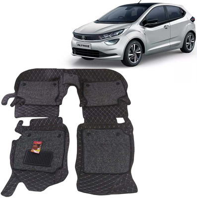 AUTORACE Leatherite 7D Mat For  Tata Altroz(Black, Silver)