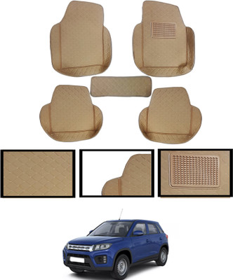 ABJD Leatherite 7D Mat For  Maruti Suzuki Universal For Car(Beige)