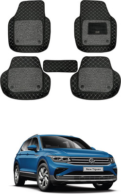 MATIES Leatherite 7D Mat For  Volkswagen Tiguan(Black)