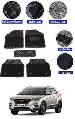 MATIES PVC 7D Mat For  Chevrolet Universal For Car(Black)