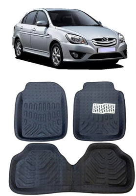 arneja trading company Polyutherine 3D Mat For  Hyundai Verna Transform(Black)