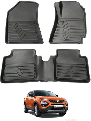 AYW PVC Tray Mat For  Tata Harrier(Black)