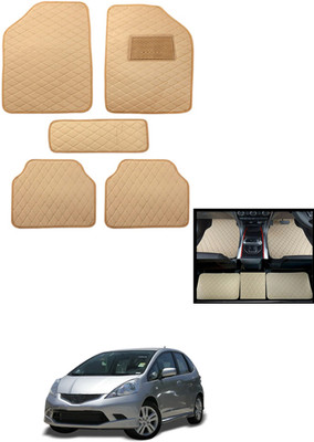 MATIES Leatherite Standard Mat For  Honda Jazz(Beige)