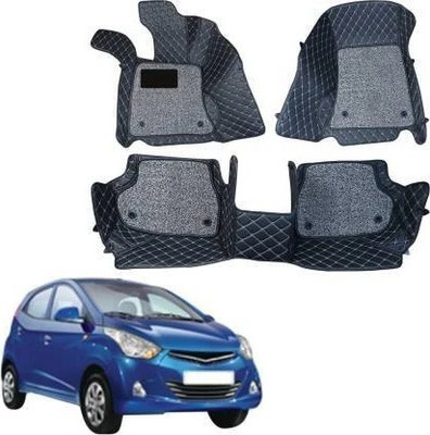 STYLE CHOICE Leather 7D Mat For  Hyundai Eon(Black)
