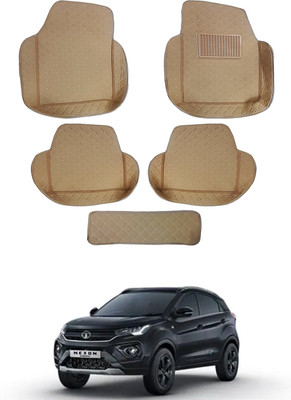 AYW Leatherite 7D Mat For  Tata Nano(Beige)