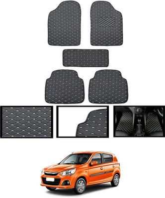 MATIES Leatherite Standard Mat For  Maruti Suzuki Alto K10(Black)