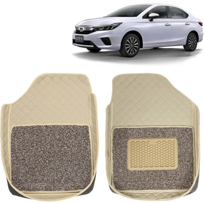 Kingsway Leatherite 7D Mat For  Honda City(Beige)