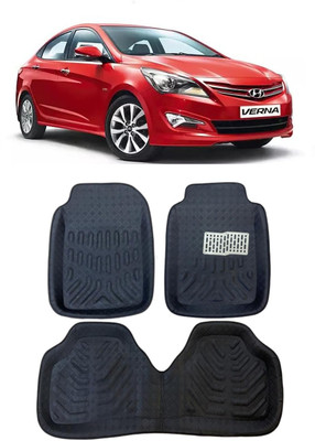 ARNEJA Polyutherine 3D Mat For  Hyundai Fluidic Verna(Black)