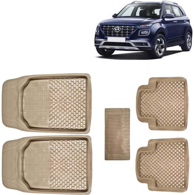 Kingsway PVC Tray Mat For  Hyundai Venue(Beige)