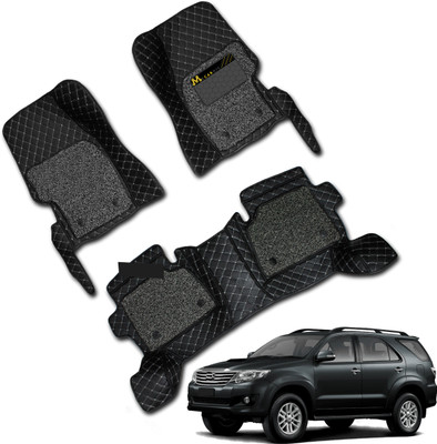 Mecarnic Leatherite 7D Mat For  Toyota Fortuner(Black)