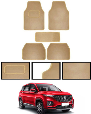 MATIES Fabric Standard Mat For  MG Hector Plus(Beige)