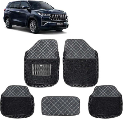 STYLE CHOICE Leatherite 7D Mat For  Toyota Innova Hycross (7 Seater)(Black)