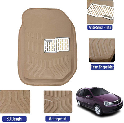 MATIES Plastic 3D Mat For  Universal For Car(Beige)
