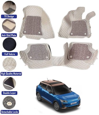 RKPSP Leatherite 7D Mat For  Mahindra Universal For Car(Beige)