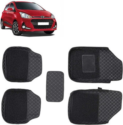 STYLE CHOICE Leatherite 7D Mat For  Hyundai Grand i10(Black)