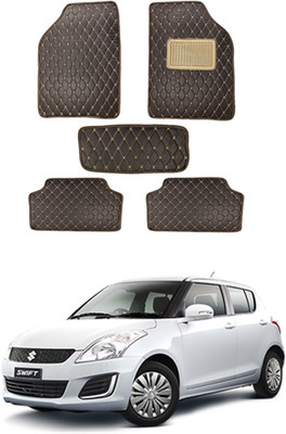 MATIES Leatherite Standard Mat For  Maruti Suzuki Swift(Black)