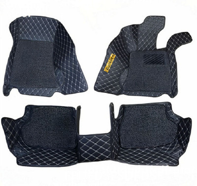TOFIT ENTERPRISE Leather 7D Mat For  Hyundai Alcazar(Black)