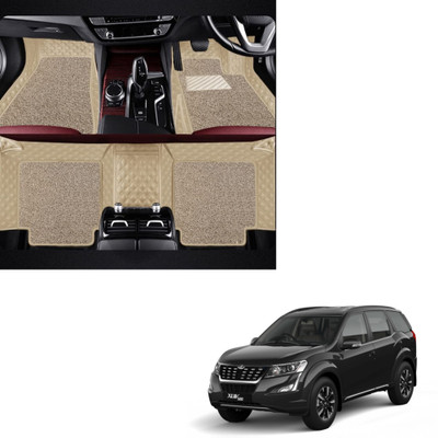 Autoclow Leatherite 7D Mat For  Mahindra XUV 500(Beige, Beige)