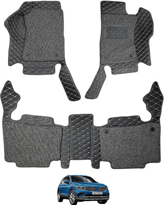 MOCKHE Leatherite 7D Mat For  Volkswagen Tiguan(Black)
