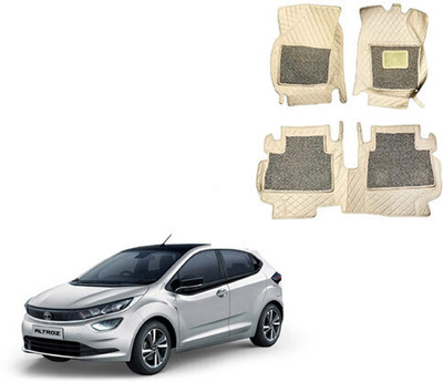 Autorepute Leather 7D Mat For  Tata Altroz(Beige)
