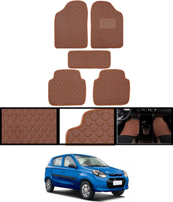 AYW Leatherite Standard Mat For  Toyota Alto 800(Orange)