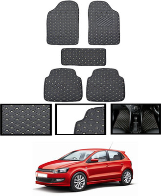 MATIES Leatherite Standard Mat For  Volkswagen Polo GT(Black)