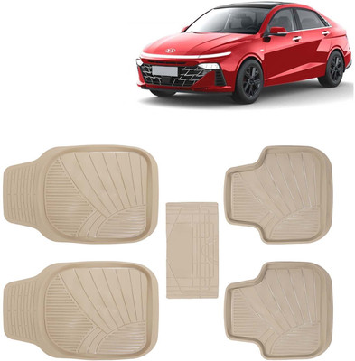 Kingsway PVC Tray Mat For  Hyundai Verna(Beige)