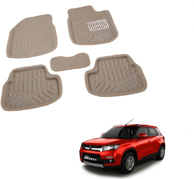 ROSHNEER ENTERPRISES PVC 3D Mat For  Maruti Vitara Brezza(Beige)