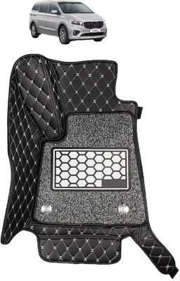 Caronix Leatherite 7D Mat For  Kia Carnival(Black)