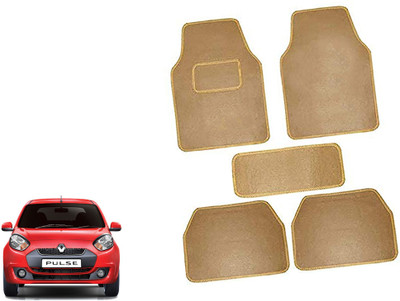 AUTO PEARL Polyester Standard Mat For  Tata Punch(Beige)