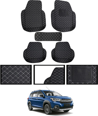 ABJD Leatherite 7D Mat For  Maruti Suzuki XL6(Black)