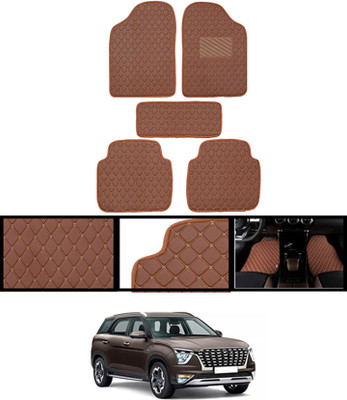 MSNP Leatherite Standard Mat For  Hyundai Alcazar(Brown)