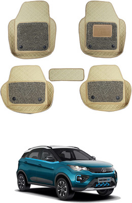 MATIES Leatherite 7D Mat For  Tata Nexon EV(Beige)