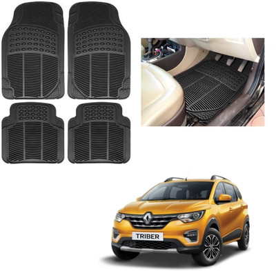 ROSHNEER ENTERPRISES Rubber Standard Mat For  Renault Triber(Black)