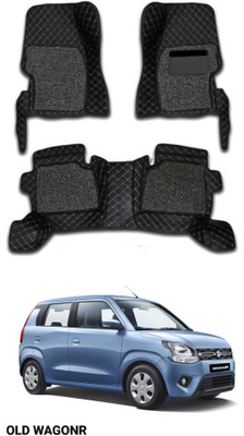 STYLE CHOICE Leatherite 7D Mat For  Maruti Suzuki WagonR(Black)