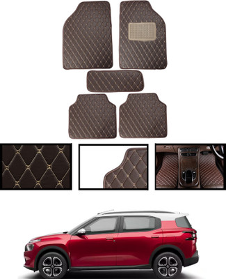 MSNP Leatherite Standard Mat For  Citroen Universal For Car(Brown)