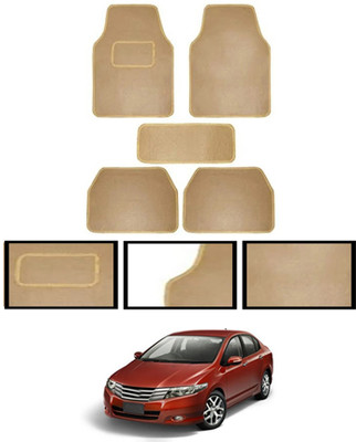 MATIES Fabric Standard Mat For  Honda Universal For Car(Beige)