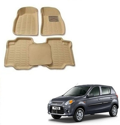 SLSHILPA Plastic 3D Mat For  Maruti Suzuki Alto 800(Beige)
