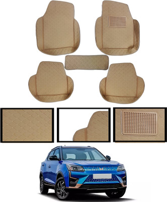 AYW Leatherite 7D Mat For  Mahindra Universal For Car(Beige)