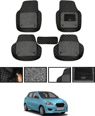 AYW Leatherite 7D Mat For  Datsun Go(Black)