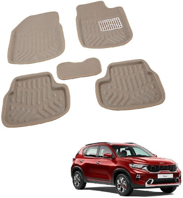 ROSHNEER ENTERPRISES PVC 3D Mat For  Kia Sonet(Beige)