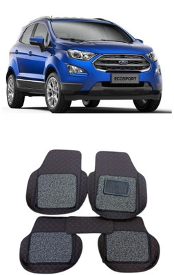 Arnejaa Leatherite 7D Mat For  Ford Ecosport(Red, Black)