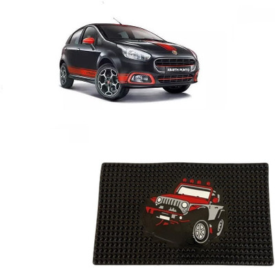 ARNEJA Rubber Standard Mat For  Fiat Abarth Punto(Black)