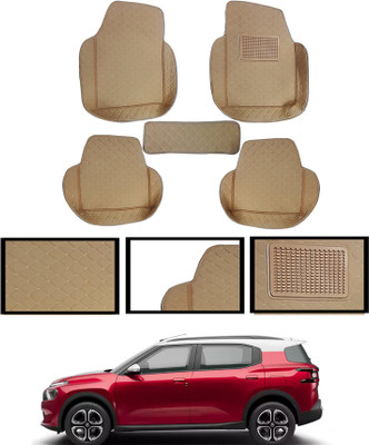 monolive Leatherite Tray Mat For  Citroen Universal For Car(Beige)
