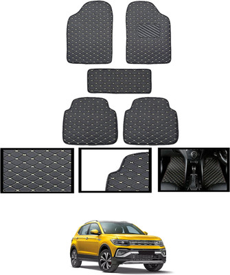 CCMM Leatherite Standard Mat For  Volkswagen Taigun(Black)