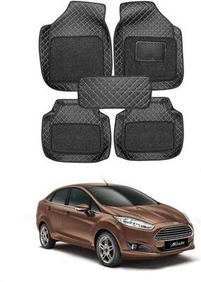 Arnejaa Leatherite 7D Mat For  Ford Fiesta(Black)